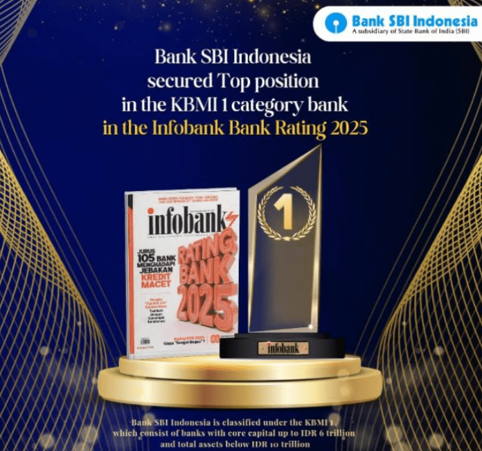 Bank SBI Indonesia Recognized as Best in Assets Under IDR 10 Trillion by Infobank Magazine