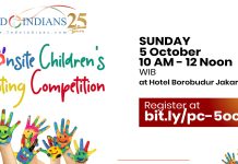 Children’s Painting Competition on Sunday, 5th Oct at Hotel Borobudur