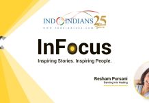 Indoindians InFocus Resham Pursani, Transformational Coach