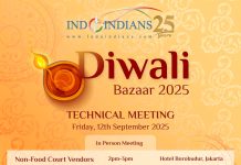 Indoindians Diwali Bazaar Technical Meeting on Friday 12th September, 2025 11082025