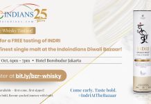 Indri Whisky Tasting at Indoindians Diwali Bazaar