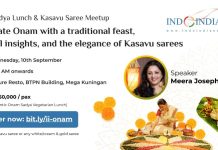 Indoindians Onam Sadya and Kasavu Saree Meetup
