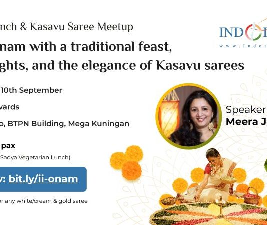 Indoindians Onam Sadya and Kasavu Saree Meetup