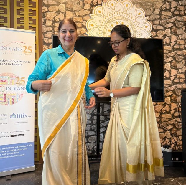 Mundu Draping