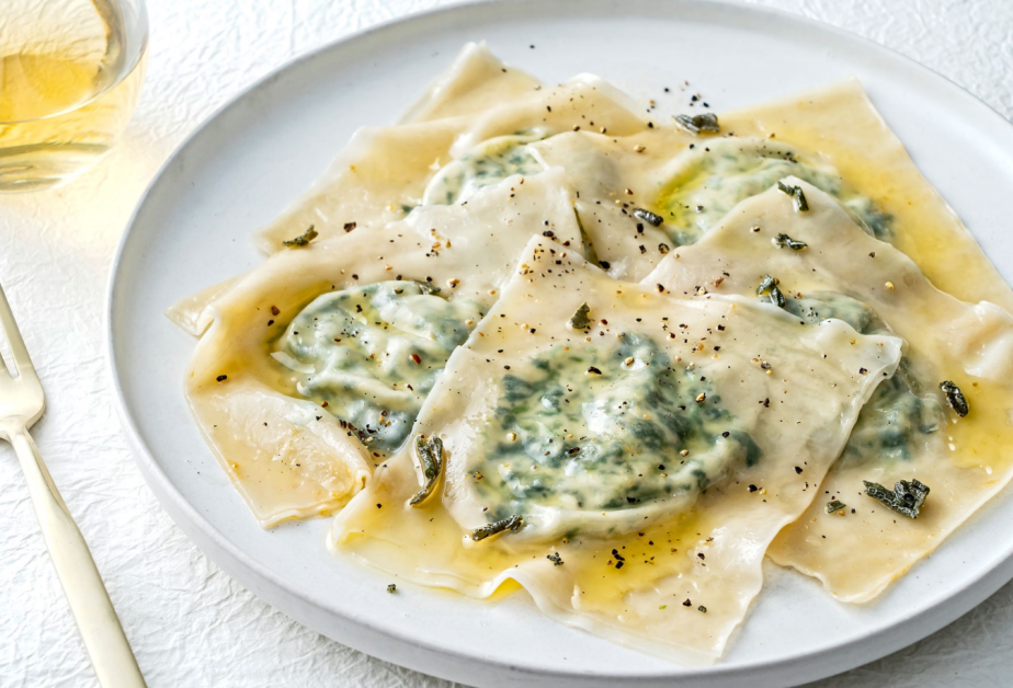 Ravioli Ricotta & Spinach in Butter Sage