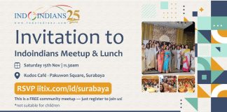 Indoindians Meetup & Lunch in Surabaya Saturday, 15th Nov