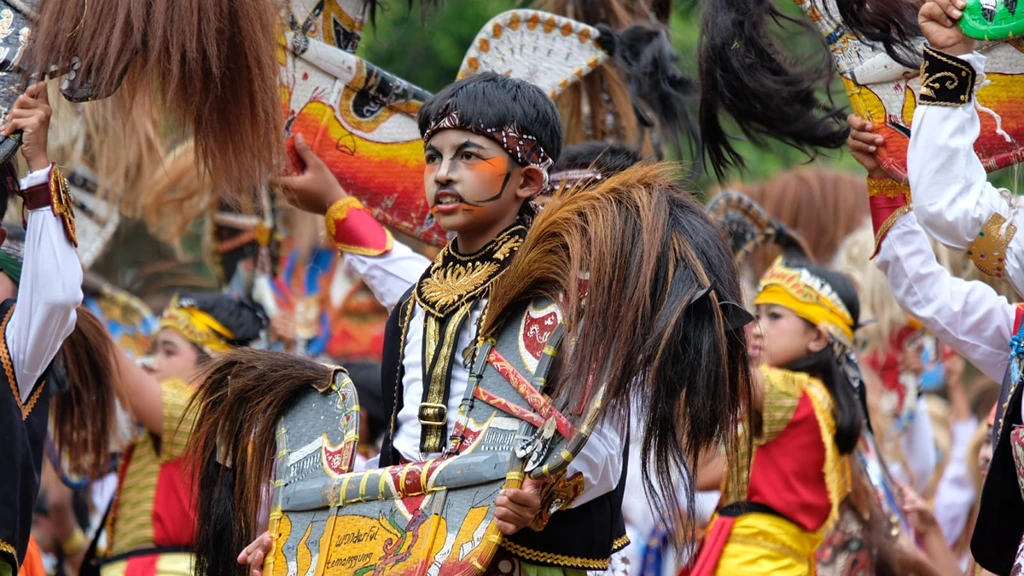 Indonesia Traditional Game Kuda Lumping