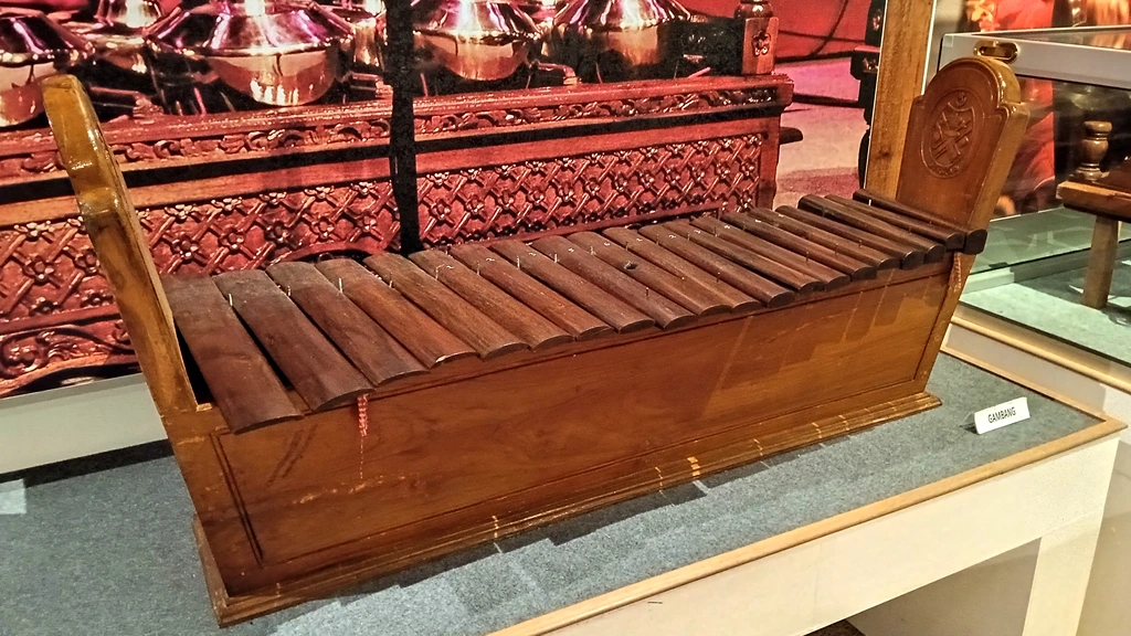 Indonesia Traditional Instruments Gambang Bamboo