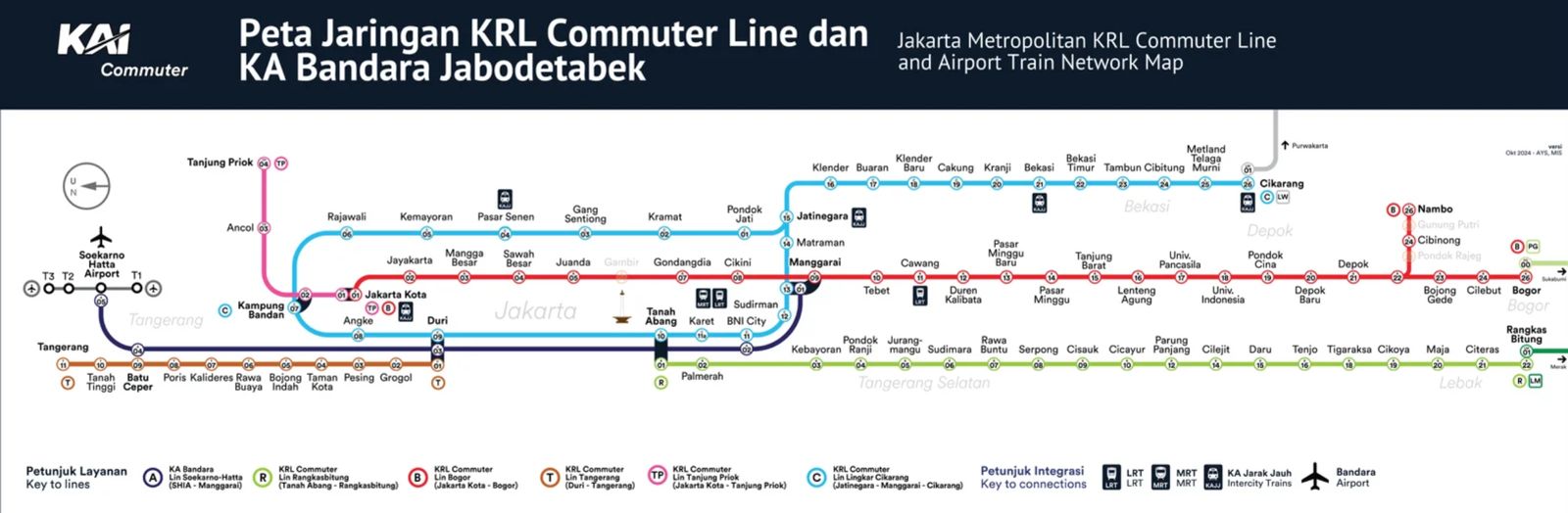 Map Routes MRT Jakarta