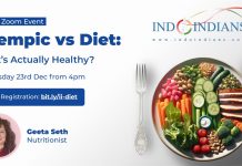 Indoindians Zoom Event Ozempic vs Diet - What’s Actually Healthy