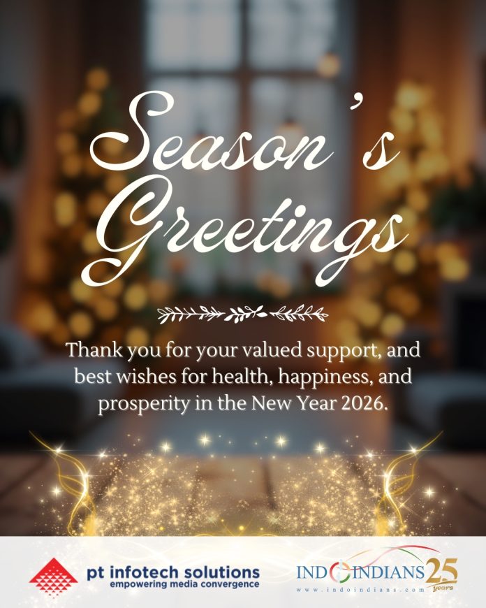 Season’s Greetings from Indoindians! Season’s Greetings from Indoindians!