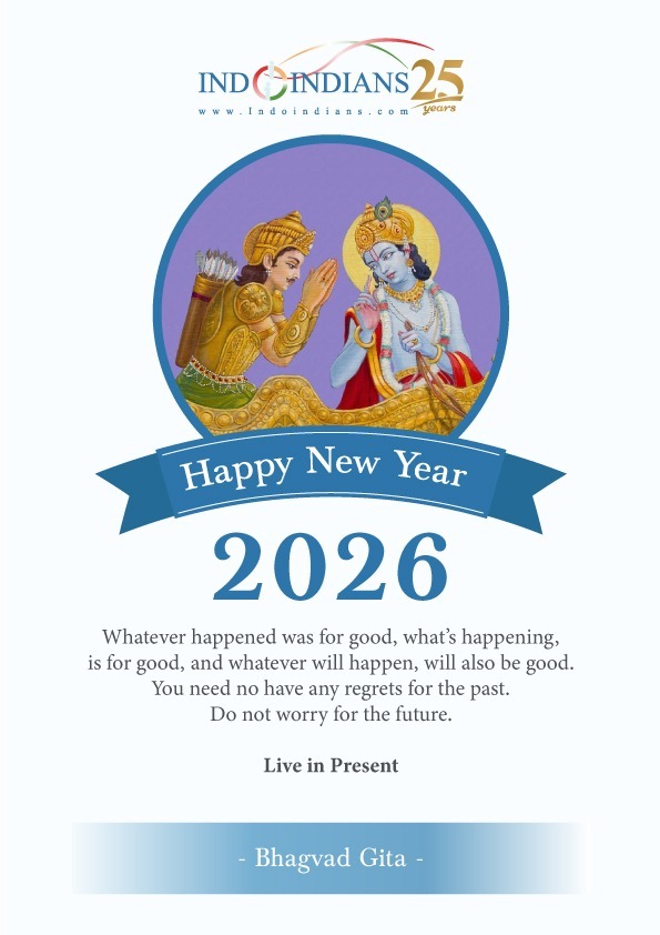 Indoindians-Calendar Bhagvad Gita 2026