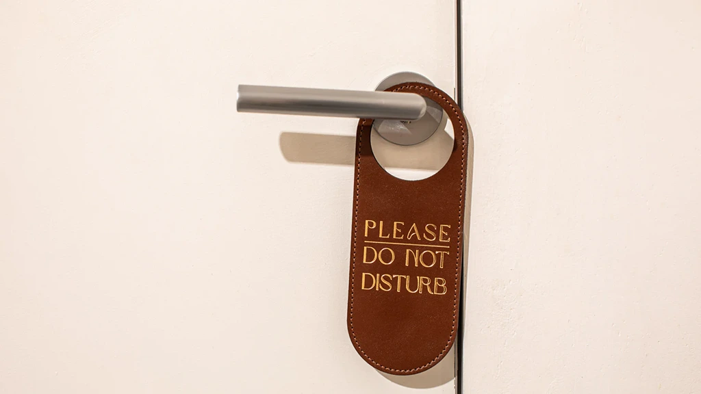 Personal “Do Not Disturb” Door Sign