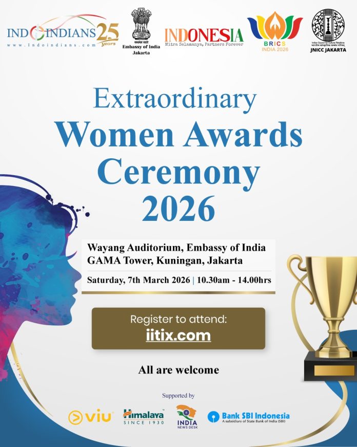 Join Us on 7 March for the Indoindians Extraordinary Women Awards 2026 (2) Join Us on 7 March for the Indoindians Extraordinary Women Awards 2026