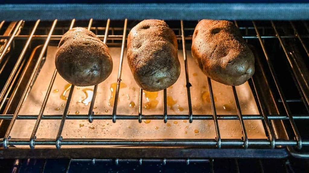 Bake the Potatoes on the Oven Rack No Tray)