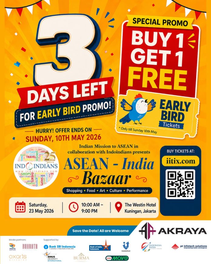 ASEAN-India Bazaar News: 3 Days Left for Eary Bird Promo