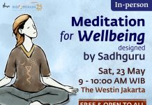 Sadhguru's Meditation for Wellbeing at ASEAN-Indian Bazaar