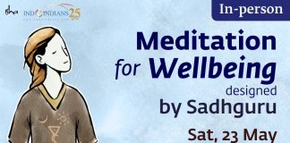 Sadhguru’s Meditation for Wellbeing at ASEAN-Indian Bazaar Sadhguru's Meditation for Wellbeing at ASEAN-Indian Bazaar