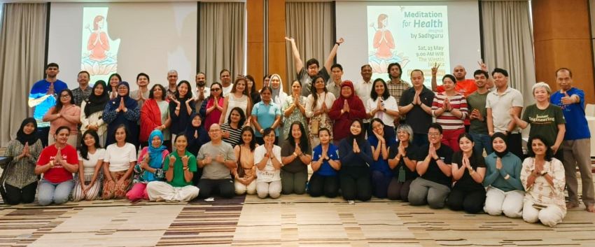 Isha Yoga Meditation at ASEAN_India Bazaar 2026
