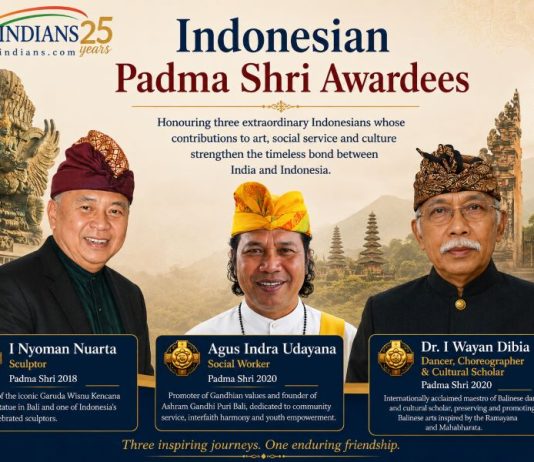 Celebrating Indonesia’s 3 Padma Shri Awardees
