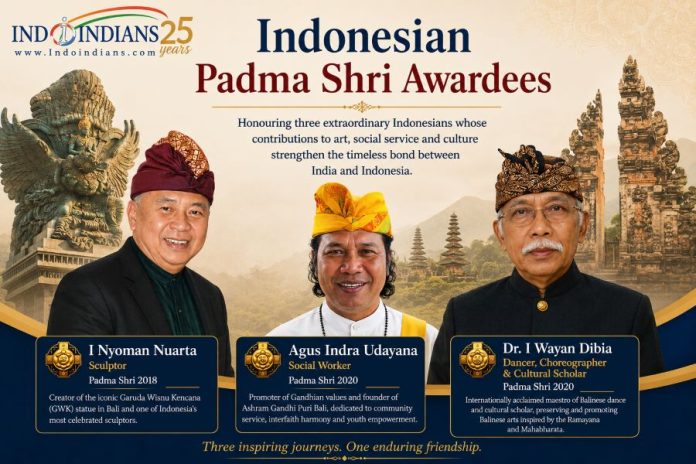 Celebrating Indonesia’s 3 Padma Shri Awardees