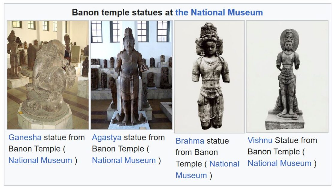 Banon temple statues at the National Museum
