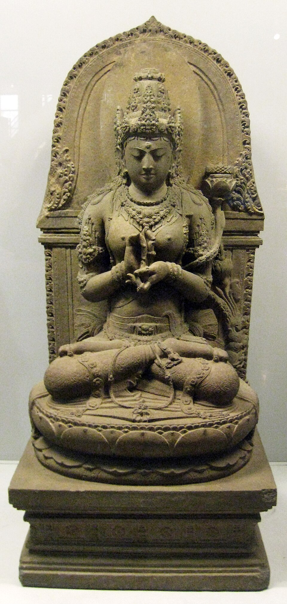 Prajnaparamita; the buddhist goddess of transcendental wisdom