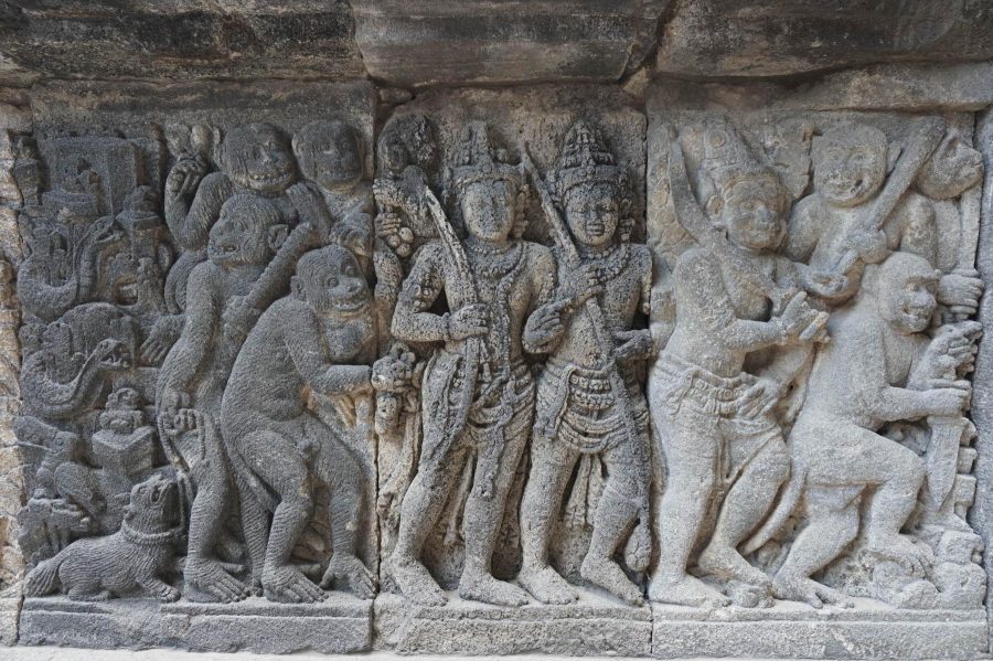 Prambanan reliefs about Ramayana