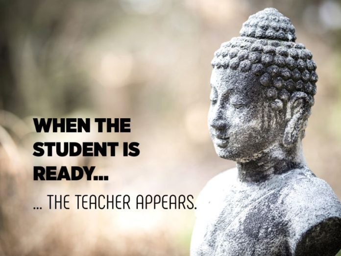 When the student is ready ... the teacher appears