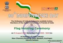 80th Independence Day of India Flag Hoisting