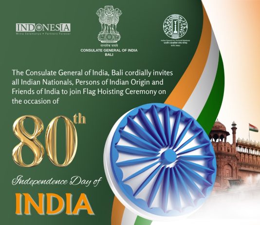 Celebrate the 80th Independence Day of India in Bali