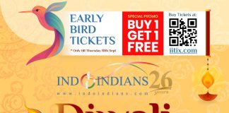 Indoindians Weekly Newsletter: Early Bird ? Buy 1 Get 1 Tickets to Indoindians Diwali ? Bazaar 2026