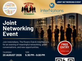 Indoindians Business Networking 20th Aug 2026