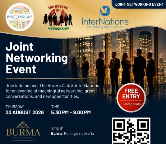 Indoindians Business Networking 20th Aug 2026