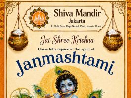 Janmashtami Celebration at Shiva Mandir Jakarta on Friday, 4 September 2026