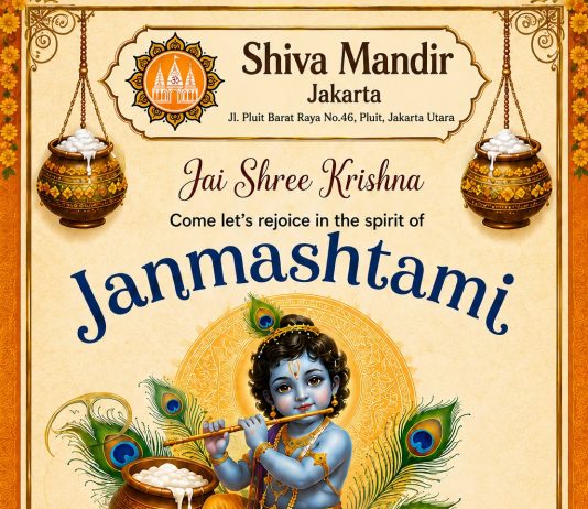Sri Krsna Janmashtami Celebrations in Jakarta & Bali Janmashtami Celebration at Shiva Mandir Jakarta on Friday, 4 September 2026