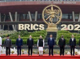 PC: Bharat Mandapam, New Delhi — 18th BRICS Summit