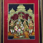Ramabhatabishekam - Tanjore painting. Ramabhatabishekam - Tanjore painting by Shanthi Seshadri