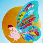 Name: Azura – The Sky Princess
Medium: Acrylics, Mixed Media
Size: 80 x 80 cm
Description: Modern Contemporary with Gold leaf work
Framed: Yes
For Sale: Yes
Price: IDR 5 million Azura – The Sky Princess by Vaishali Deepak