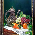 DATE :2019
SIZE : 50cm x 70cm
MEDIUM : Oil on Canvas
PRICE : 3 millions Fruits Basket 1 by Arupa Panigrahi