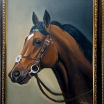 DATE :2018
SIZE : 50cm x 70cm(Without Frame)
MEDIUM : Oil on Canvas
PRICE : 3 millions Graceful Horse by Arupa Panigrahi