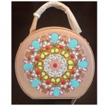 Name Mandala art
Medium Acrylic on faux leather
Size Customizable
Description Details
Price: IDR 800,000/-
For Sale - Yes Handpainted Pattern work in jewel effect on handbag by Vibha Singh