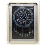 Name Turkish Eye Mandala
Medium Acrylic on MDF
Size 76.5cm by 57.5cm
Description Details Dot Painting
Price: IDR 900.000/-
Framed Yes
For Sale Yes Turkish eye Mandala by Vibha Singh