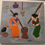 Artwork details:
Name: village series 4
Medium: acrylic on canvas
Size: 30x30 Village Series 4 by Arti Gidwani