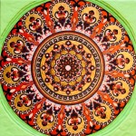 Name Circular blossom |
Medium Acrylic with relief work on board |
Size 40.5cm by 40.5cm |
Description Details Pattern jewel Mandala combined with relief technique border in
layers |
Framed No |
For Sale Yes |
Price: IDR 2 million |
<a href="https://app.midtrans.com/payment-links/circular-blossom-by-vibhawari-singh">Buy Here</a> Circular blossom by Vibhawari Singh