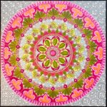 Name Pearl Mandala art
Medium Fusion
Size 40.5cm by 40.5cm
Description Details Cone work with scintillating pearl dots
Price: IDR 1.2 million
Framed No
For Sale Yes pearl mandala by Vibha Singh