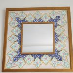 Name Mirror frame with Tezhip design
Medium Water / acrylic / poster colors
Size 100 cm x 100 cm
Description / details Tezhip is a Turkish illumination art.
Framed Yes
For sale Yes
Price IDR 5 million Mirror frame with Tezhip design by Jyoti Joshi