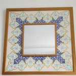 Name Mirror frame with Tezhip design
Medium Water / acrylic / poster colors
Size 100 cm x 100 cm
Description / details Tezhip is a Turkish illumination art.
Framed Yes
For sale Yes
Price IDR 5 million Mirror frame with Tezhip design by Jyoti Joshi